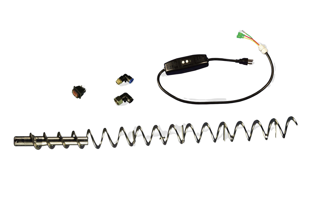MudMixer Spare Parts Kit 50276 for MMXR-3221: auger, GFCI cord, elbows and switch