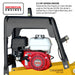 6.5 HP Honda Reverse Hydraulic Plate Compactor for Asphalt, Aggregate, Cohesive Soil Compaction - back view
