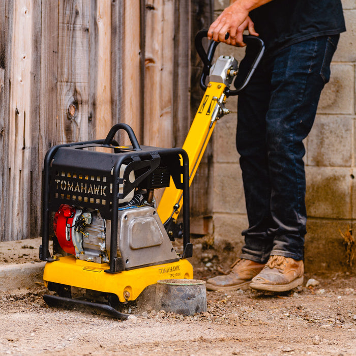 5.5 HP Honda Reverse Plate Compactor 19x14 Plate for Asphalt, Aggregate, Cohesive Soil Compaction - alternate view