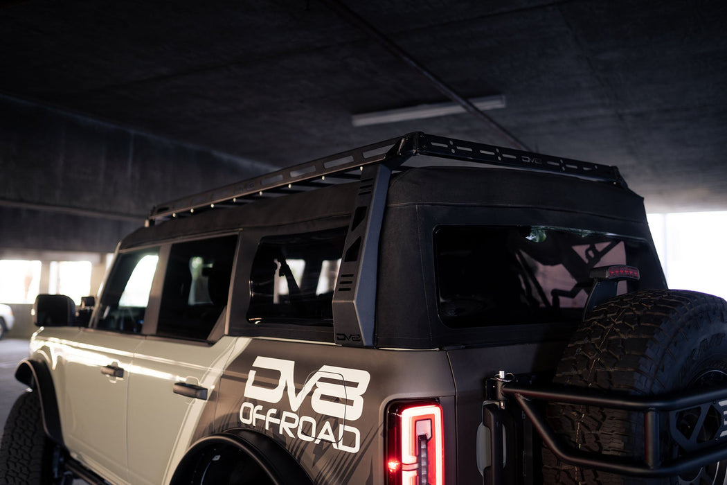 DV8 Offroad 2021-2025 Ford Bronco 4-Door Soft Top Roof Rack – image 8 of 20