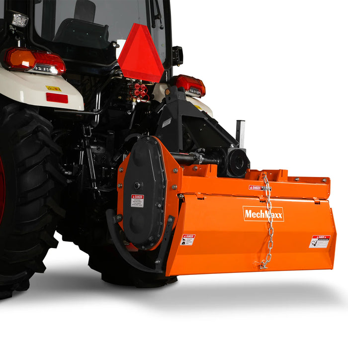 4FT 3-Point Gear Drive Rotary Tiller, 18-35HP Tractor, PTO Shaft Inclu — view 8