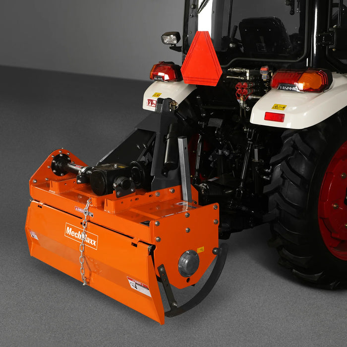 4FT 3-Point Gear Drive Rotary Tiller, 18-35HP Tractor, PTO Shaft Inclu — view 19
