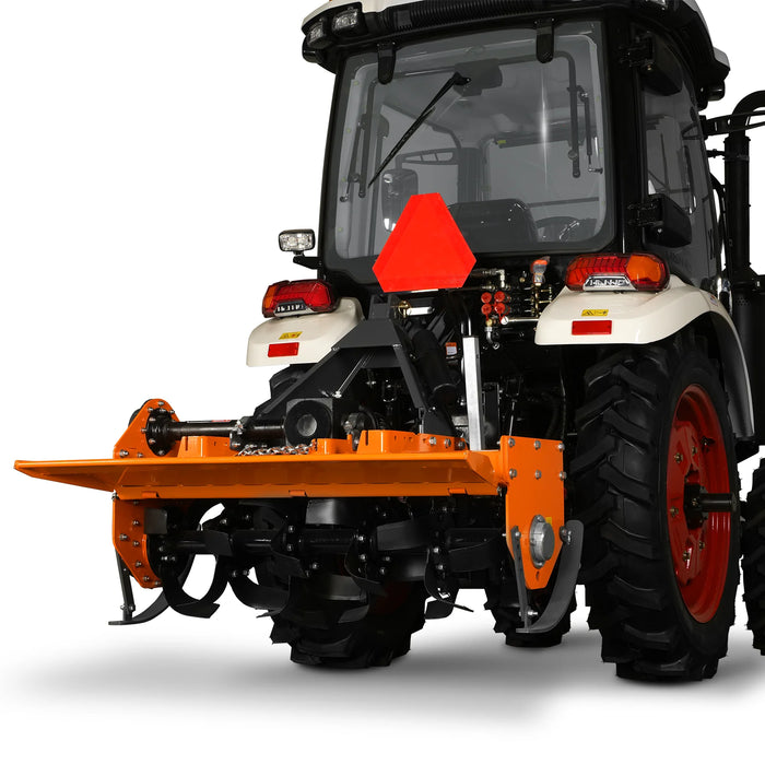 4FT 3-Point Gear Drive Rotary Tiller, 18-35HP Tractor, PTO Shaft Inclu — view 12