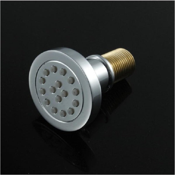 Cascada Showers Round Body Spray Jets Shower (16-Nozzle) - Solid Brass