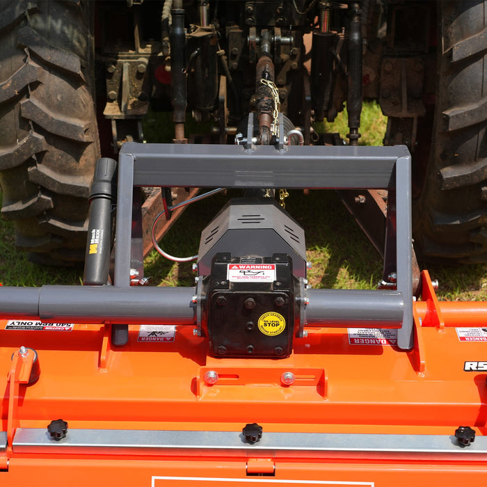 48 in Stone Burier Reverse Rotary Tiller,  3 Point Hitch Cat.1,  Chain — view 12