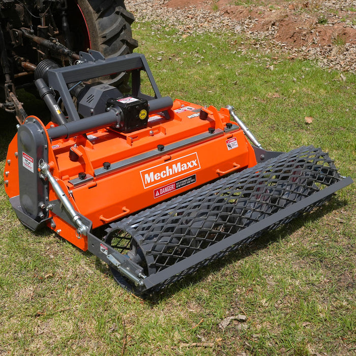 48 in Stone Burier Reverse Rotary Tiller,  3 Point Hitch Cat.1,  Chain — view 8