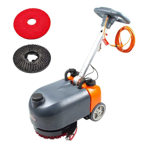 SUNMAX RT15AC — RT15AC 14" Walk-Behind Corded Floor Scrubber Machine for Industrial Commercial U