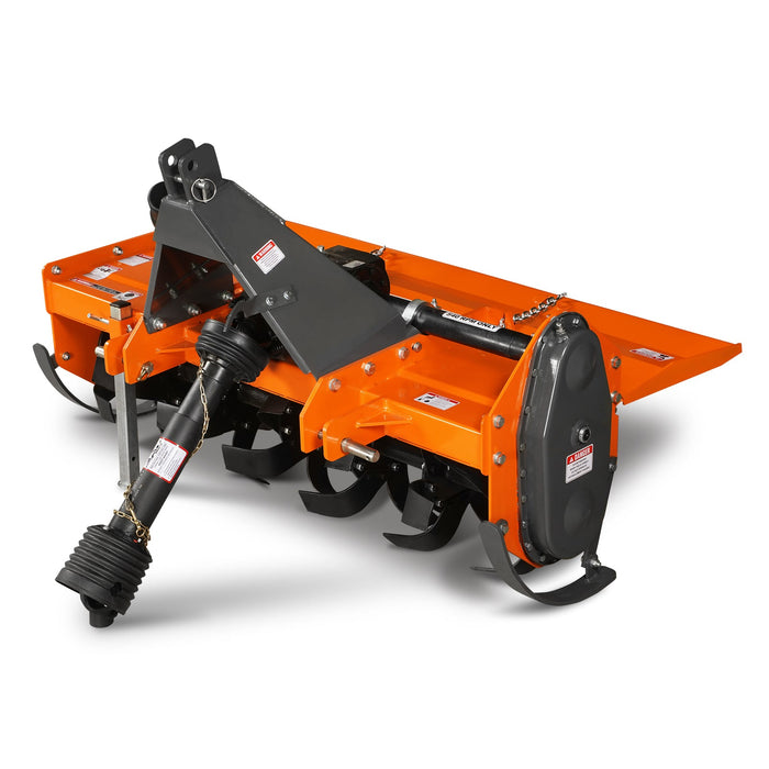 5FT 3-Point Gear Drive Rotary Tiller, 25-50HP Tractor, PTO Shaft Inclu — view 17