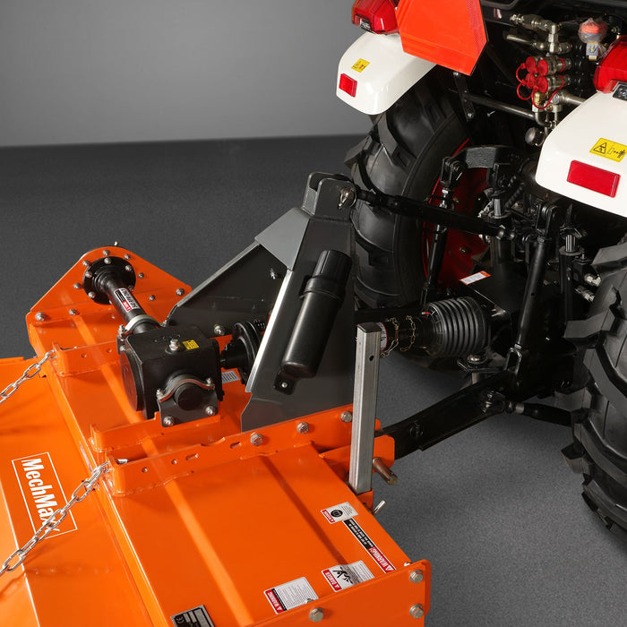 5FT 3-Point Gear Drive Rotary Tiller, 25-50HP Tractor, PTO Shaft Inclu — view 7