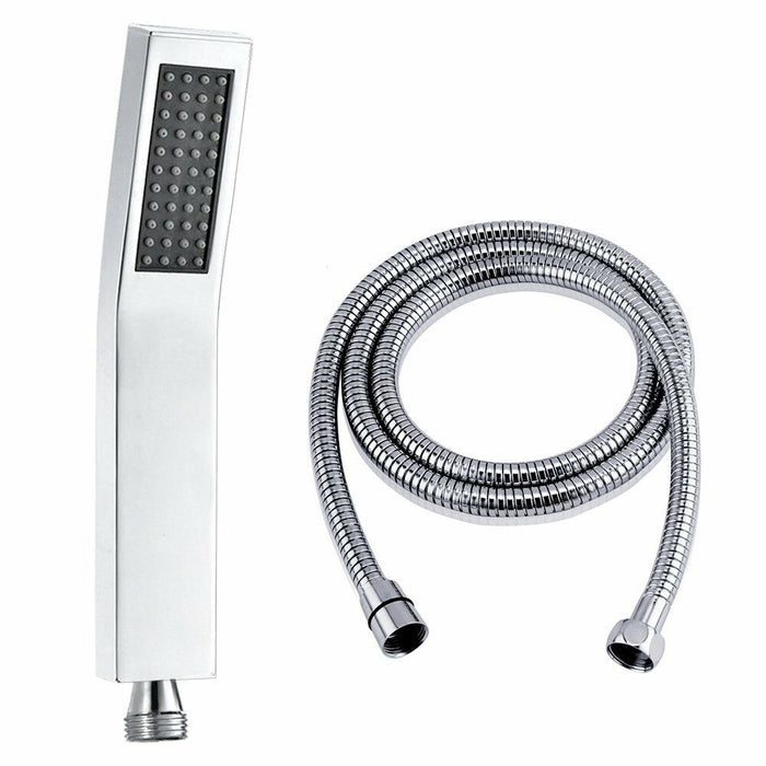 20'' or 24'' Ceiling-Mounted Chrome Rainfall Shower Faucet - control panel detail
