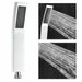 20'' or 24'' Ceiling-Mounted Chrome Rainfall Shower Faucet - interior view
