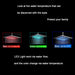 wonderland shower inc Chrome 3-Way Digital Shower System with 12" or 16" Rain Head: LED... Shower Faucets Sets - Close-Up