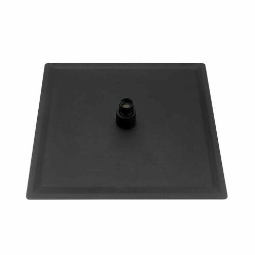12inch 2 way Big arc Wall Mounted Matte Black Shower System with two function pressure balance Rough-in Valve Body and Trim - lifestyle in-use