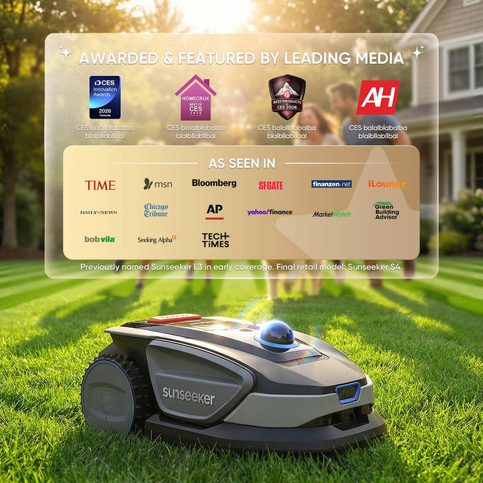 Sunseeker S4 LiDAR Robot Lawn Mower wire-free robot lawn mower, view 4