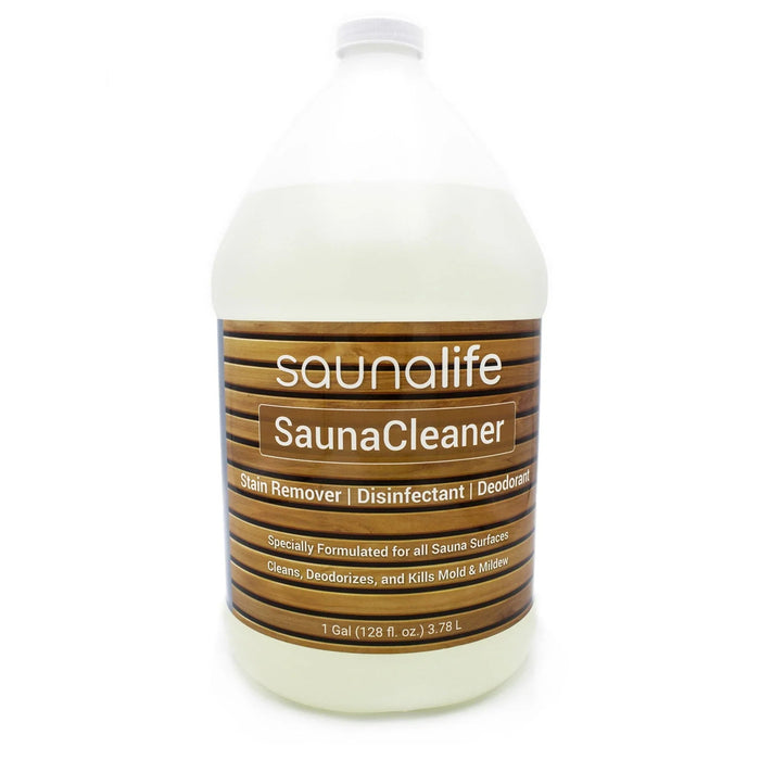 Green Vista Living SaunaLife Sauna Cleaner, Sauna Wood Cleaner, Disinfectant, and Deodorizer - Lifestyle View