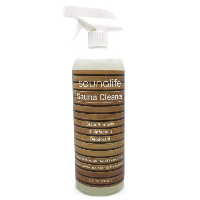 Green Vista Living SaunaLife Sauna Cleaner, Sauna Wood Cleaner, Disinfectant, and Deodorizer - Close-Up