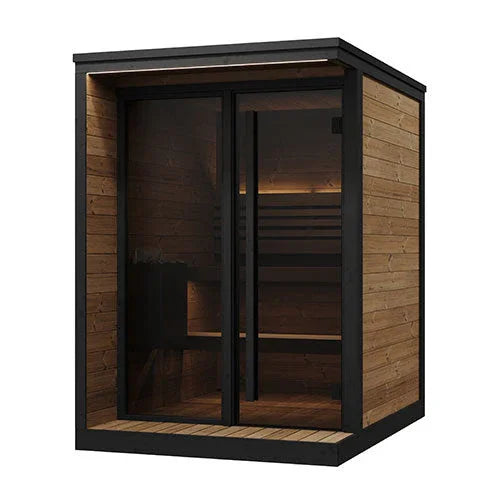 Green Vista Living SaunaLife Model GL4 Outdoor Sauna Kit | 4 Persons - Detail View