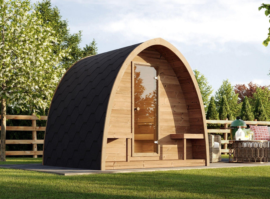 Green Vista Living SaunaLife Model G3 Outdoor Home Sauna | 6 Persons - Features
