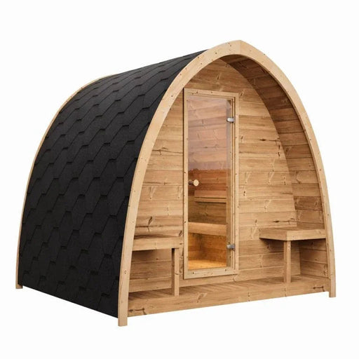 Green Vista Living SaunaLife Model G3 Outdoor Home Sauna | 6 Persons