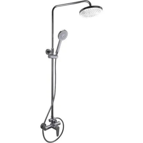 Green Vista Living SaunaLife Model R3 Barrel Shower Outdoor Living - Lifestyle View