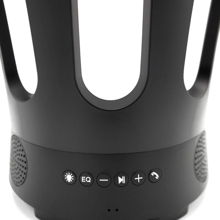 Green Vista Living SaunaLife SaunaZone Bluetooth Speaker, Sauna Bucket, with Lights - Lifestyle View