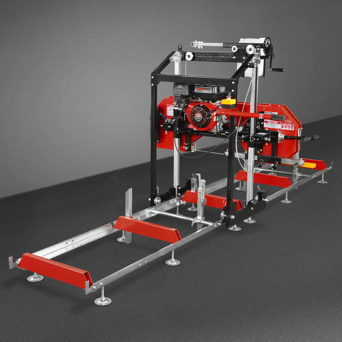 3-Point PTO Stump Grinder & 22" Portable Sawmill & Forestry Log Skidding Winch Combo,SG24 & SM22 &FW8800