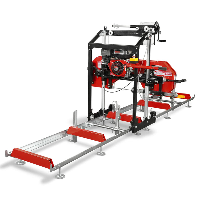 3-Point PTO Stump Grinder & 22" Portable Sawmill & Forestry Log Skidding Winch Combo,SG24 & SM22 &FW8800