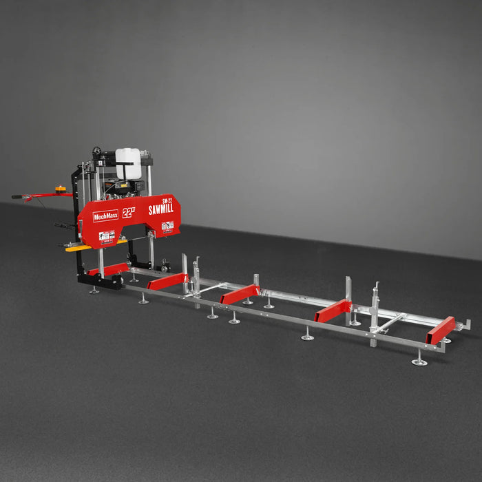 3-Point PTO Stump Grinder & 22" Portable Sawmill & Forestry Log Skidding Winch Combo,SG24 & SM22 &FW8800
