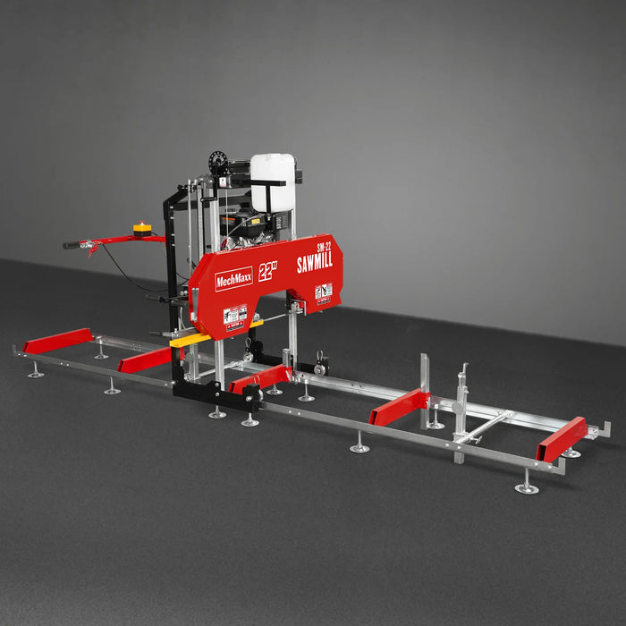 3-Point PTO Stump Grinder & 22" Portable Sawmill & Forestry Log Skidding Winch Combo,SG24 & SM22 &FW8800