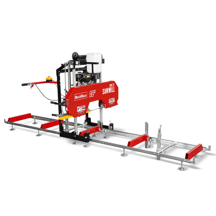 3-Point PTO Stump Grinder & 22" Portable Sawmill & Forestry Log Skidding Winch Combo,SG24 & SM22 &FW8800