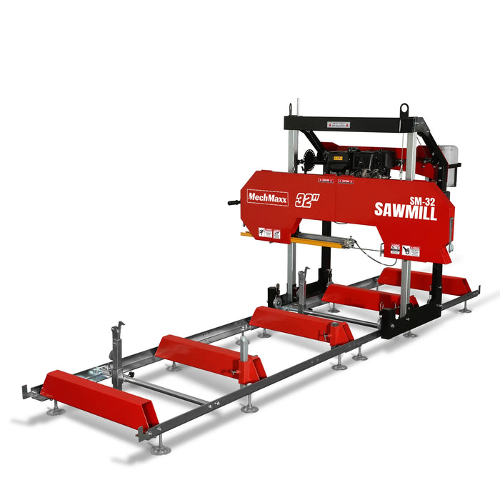32" Portable Sawmill,  420cc 15HP DUCAR E-Start Gasoline Engine,  29" — view 16