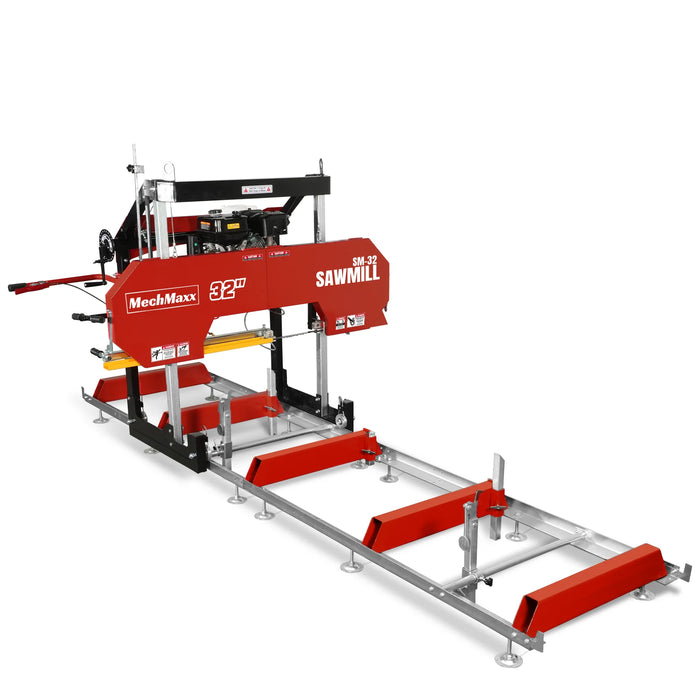 32" Portable Sawmill,  420cc 15HP DUCAR E-Start Gasoline Engine,  29" — view 18