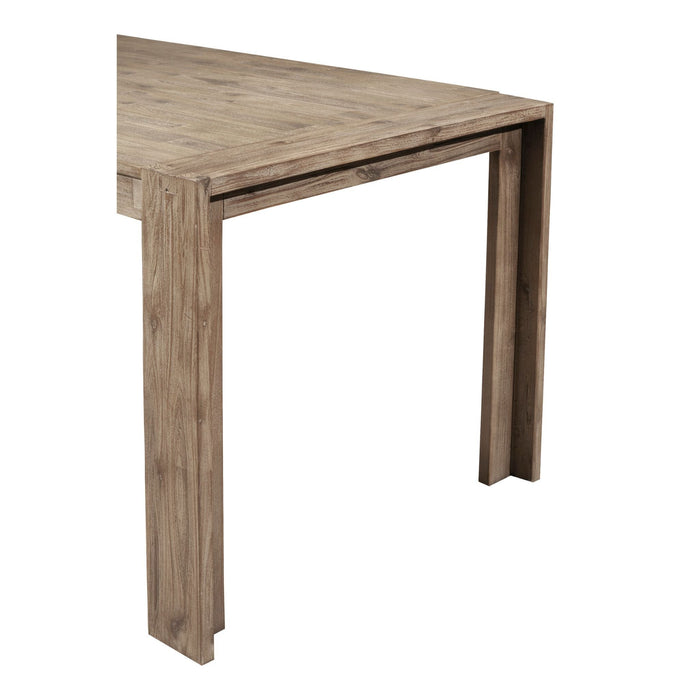 Alpine Furniture Seashore Dining Table, Antique Natural