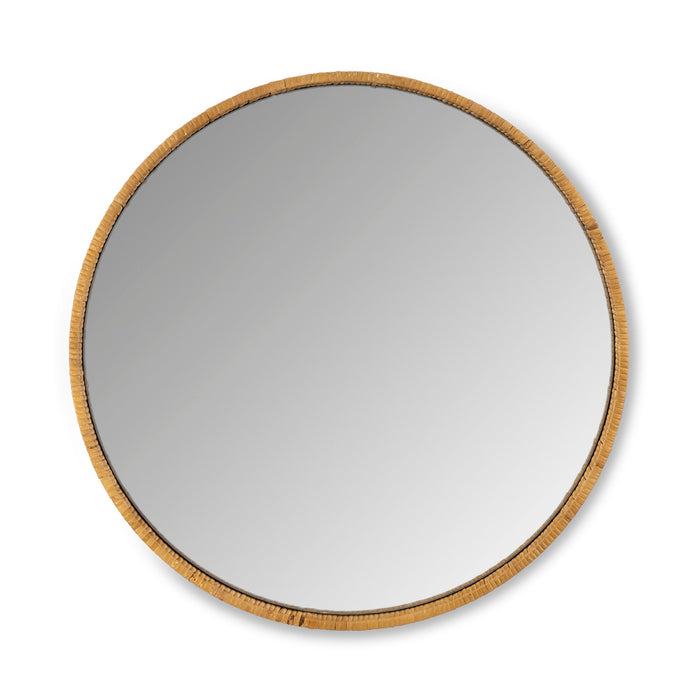 Rattan Wrapped Wood Mirror, 24" EWI95700 Park Hill