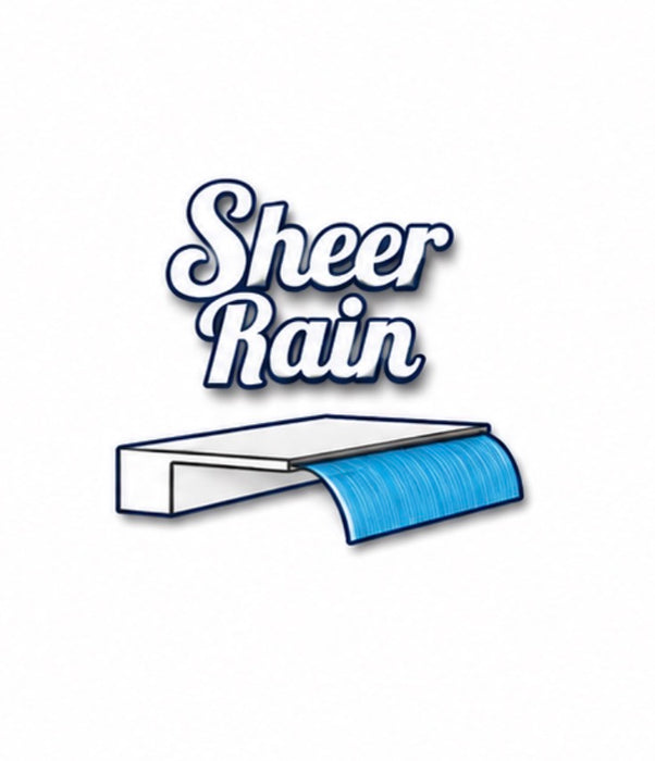 TessaRai Sheer Rain — 9.5" lip — ABS Pool/Wall Scupper