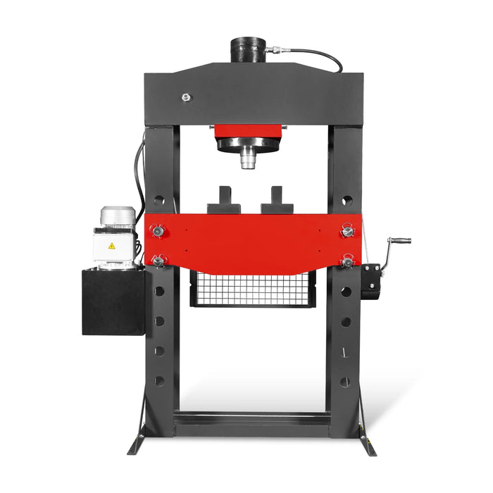 100 Ton H-Frame Electric Hydraulic Shop Press with Hand Winch,  110V M — view 20