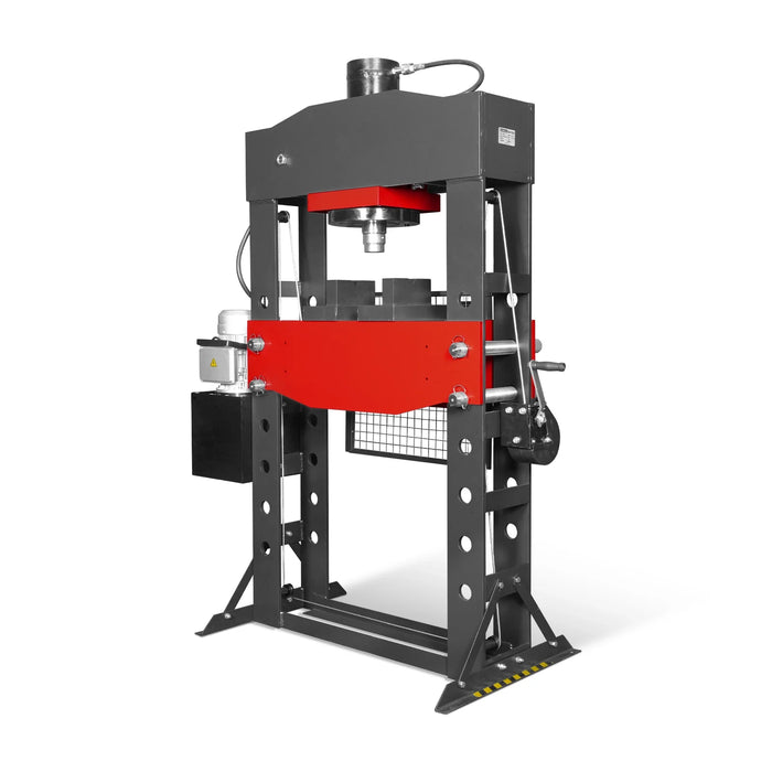 100 Ton H-Frame Electric Hydraulic Shop Press with Hand Winch,  110V M — view 19