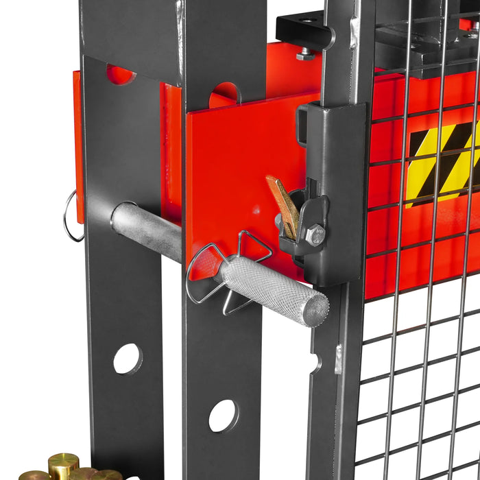 20 Ton H-Frame Air/Hydraulic Shop Press with Press Pin Kit, Fully Weld — view 15