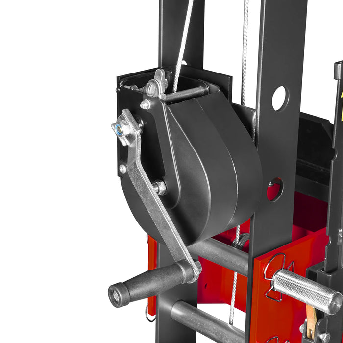 30 Ton H-Frame Air/Hydraulic Shop Press with Hand Winch & Press Pin Ki — view 16