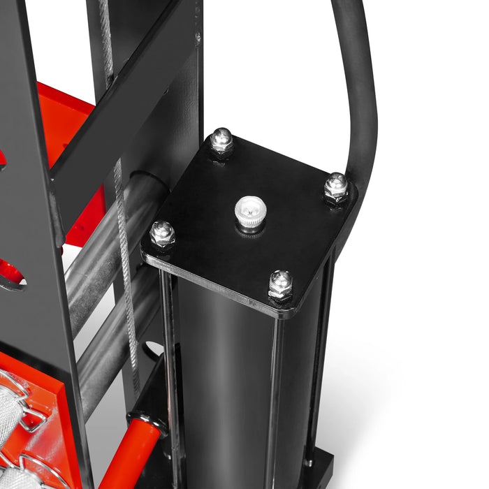 30 Ton H-Frame Air/Hydraulic Shop Press with Hand Winch & Press Pin Ki — view 20