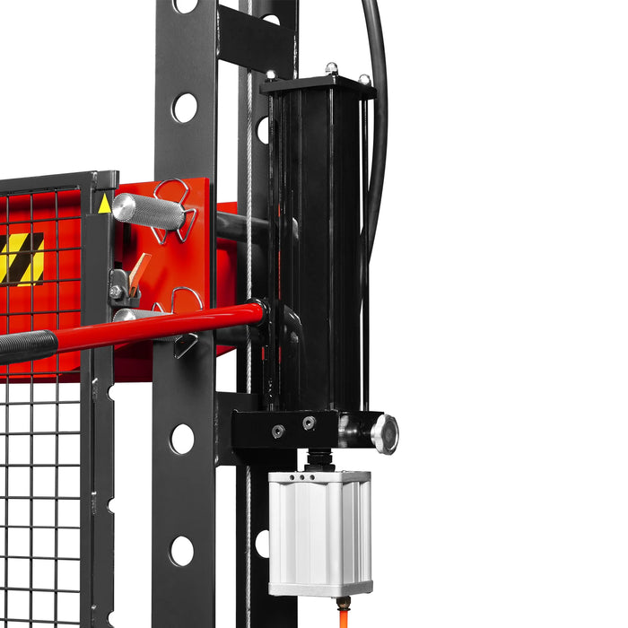 30 Ton H-Frame Air/Hydraulic Shop Press with Hand Winch & Press Pin Ki — view 19