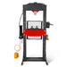 30 Ton H-Frame Air/Hydraulic Shop Press with Hand Winch & Press Pin Ki — view 28