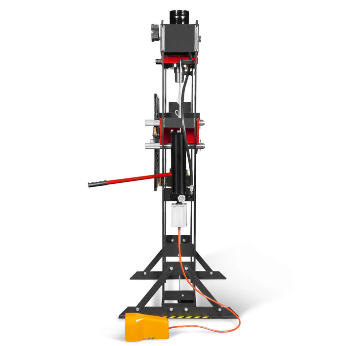 50 Ton H-Frame Air/Hydraulic Shop Press with Hand Winch & Press Pin Ki — view 27