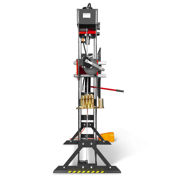 50 Ton H-Frame Air/Hydraulic Shop Press with Hand Winch & Press Pin Ki — view 23
