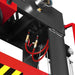 75 Ton H-Frame Air/Hydraulic Shop Press with Hand Winch,  Fully Welded — view 14