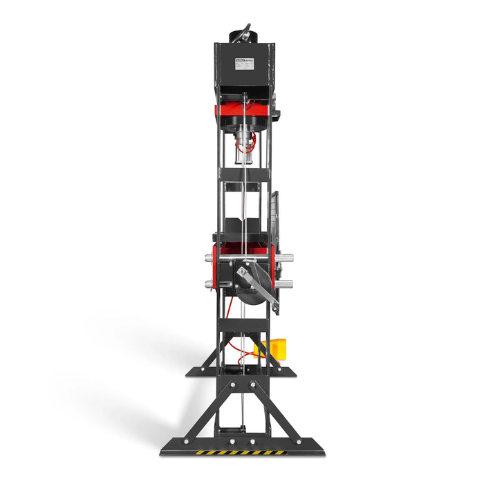 75 Ton H-Frame Air/Hydraulic Shop Press with Hand Winch,  Fully Welded — view 21