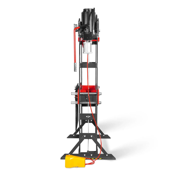 75 Ton H-Frame Air/Hydraulic Shop Press with Hand Winch,  Fully Welded — view 25