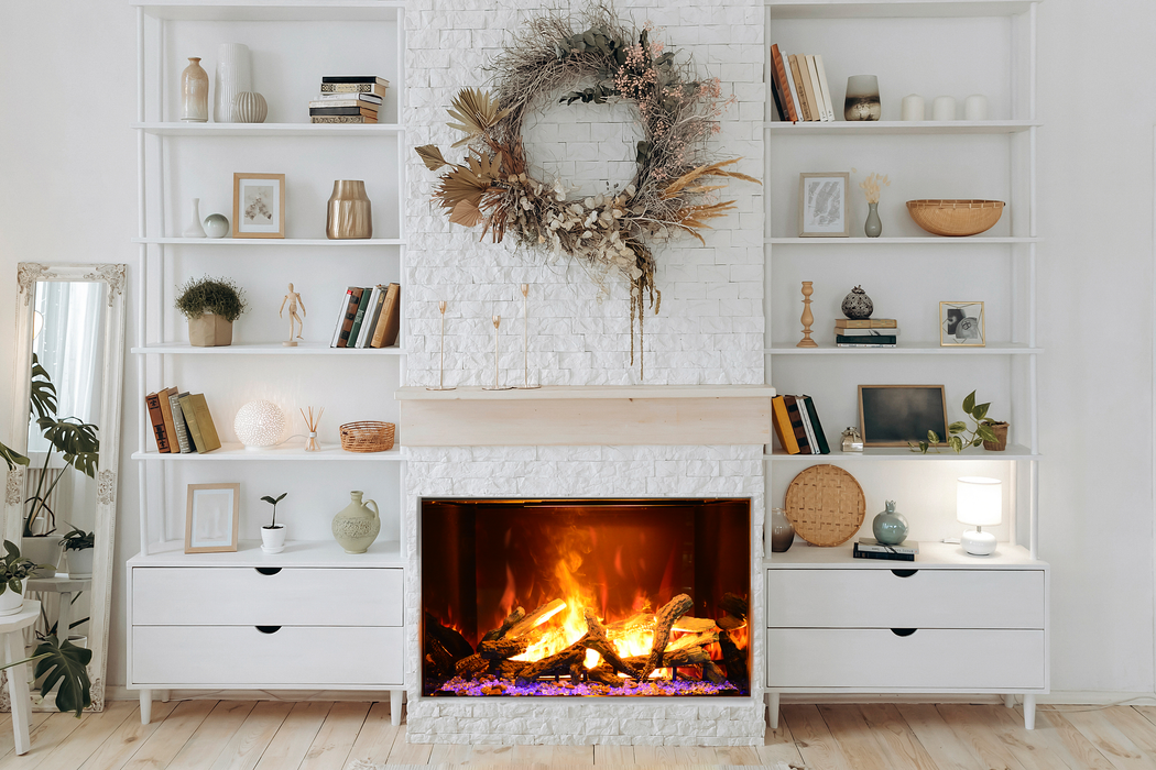 38" Electric Fireplace BI-TRD-38-SIG - detail close-up