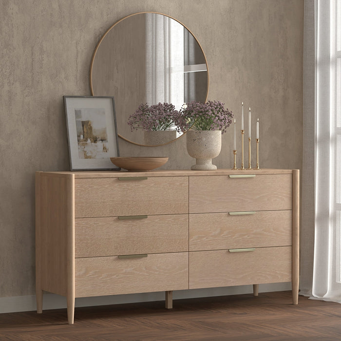 Alpine Furniture Sinclair Dresser, Natural