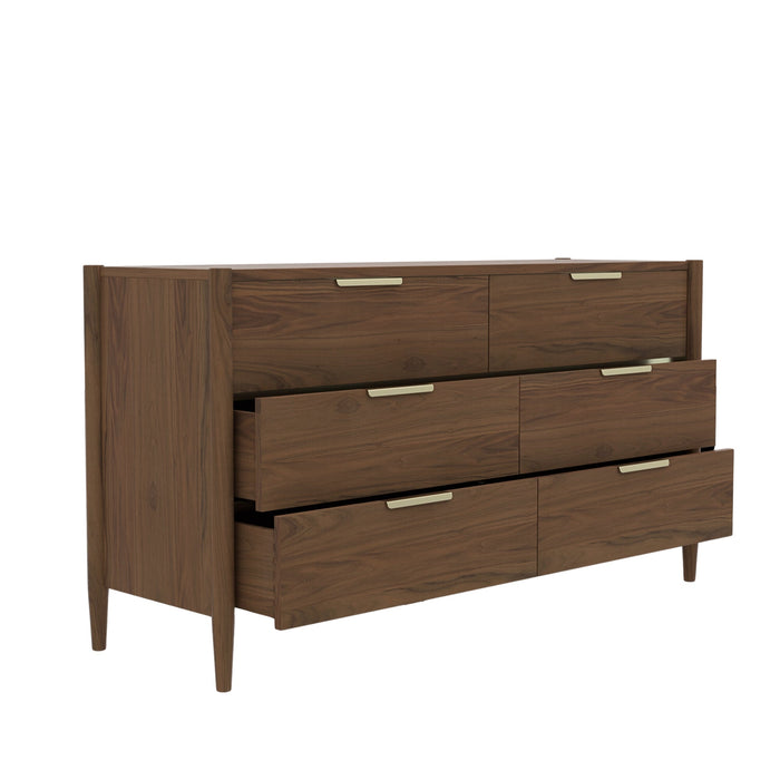 Alpine Furniture Sinclair Dresser, Walnut